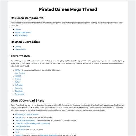 Pirated games megathread - Nothing is ever 100% safe. But yes, the sites in the megathread are considered to be trustworthy. You should of course be doing your due diligence to maintain your privacy and safety. 12. [deleted] • 2 yr. ago. Trustworthy till the time their devs are sober. Ackadacka 2 yr. ago. I'm starting a Plex media server on a raspberry pi... 